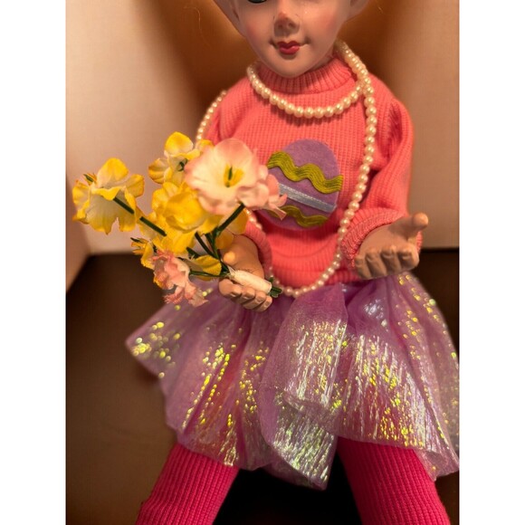 Cynthia Rowley Bunny Elf, Pixie Shelf Sitter Figurine 18” - Picture 8 of 10